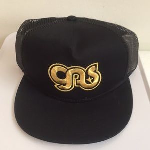 CRS Gold embroidered Black baseball cap hat NWOT